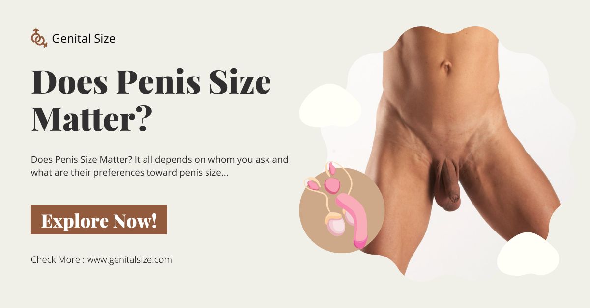 Genital size, does penis size matter